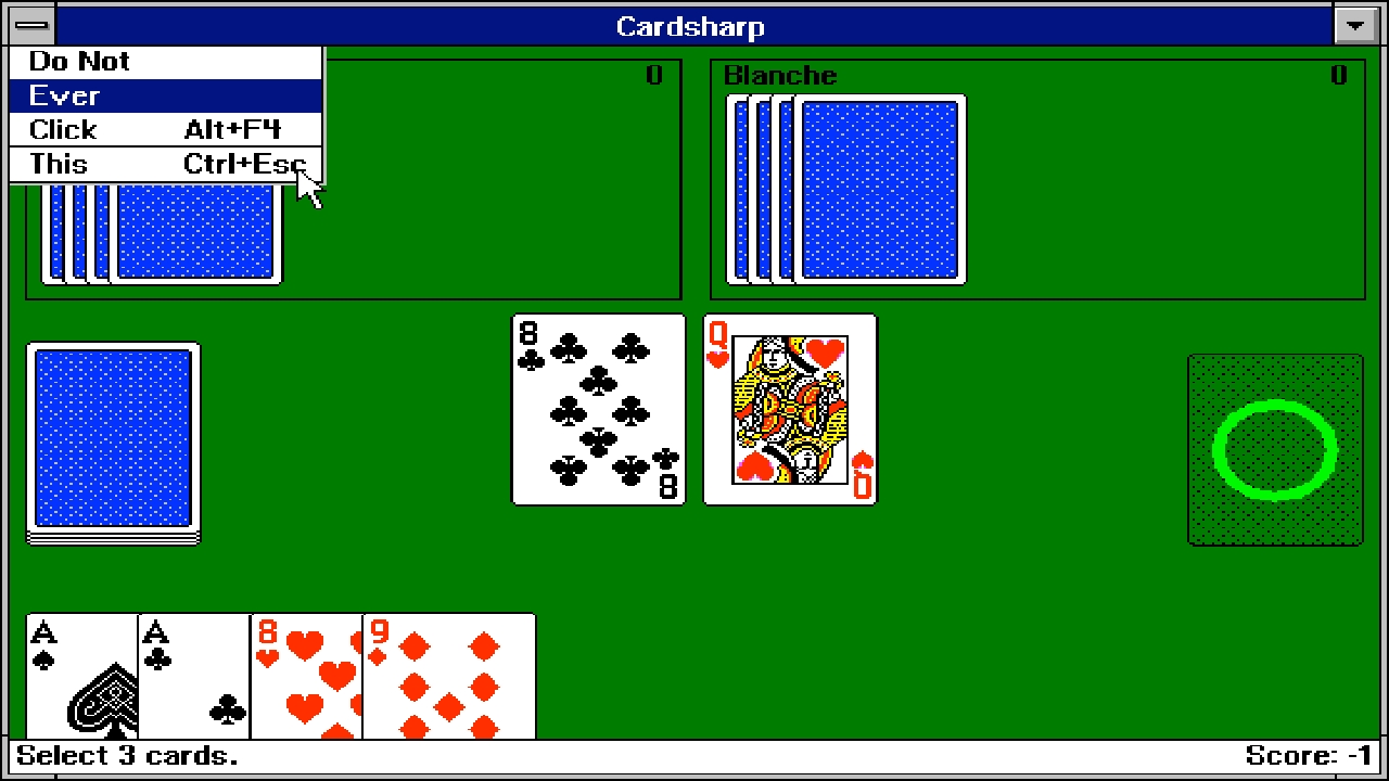 Screenshot of Cardsharp