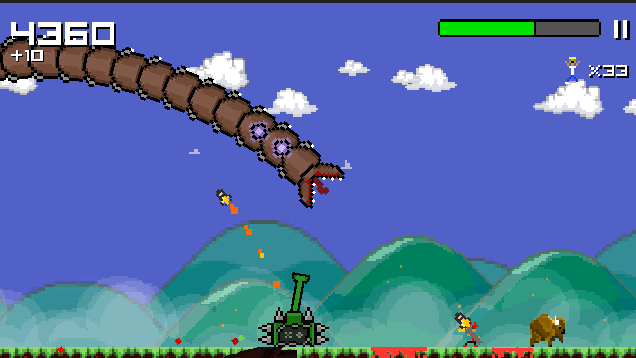 Screenshot of Super Mega Worm