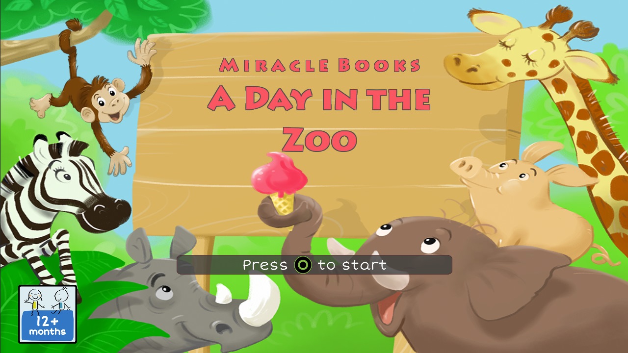 Screenshot of Miracle Books - A Day In The Zoo