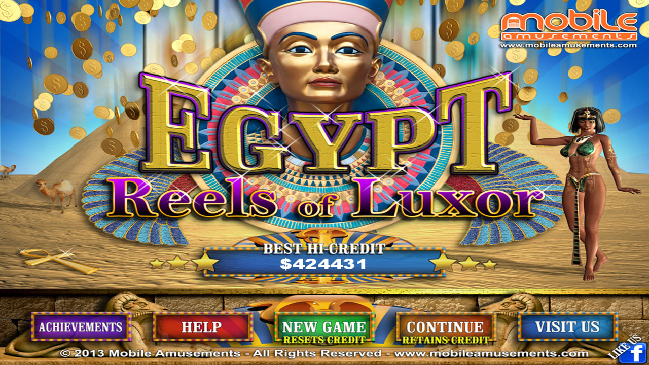 Screenshot of Egypt Reels of Luxor FREE
