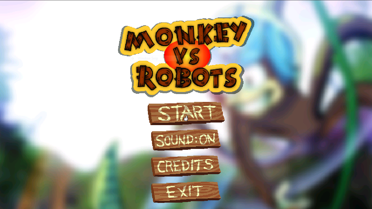 Screenshot of Monkey vs Robots