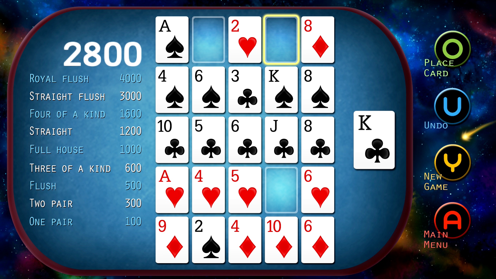 Screenshot of Poker Solitaire