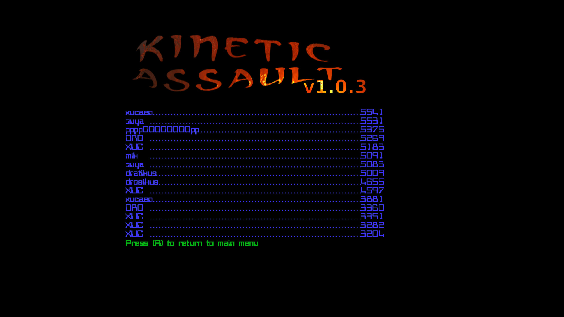 Screenshot of Kinetic Assault