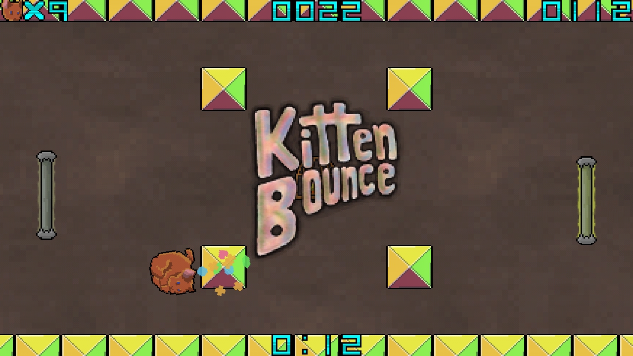 Screenshot of Kitten Bounce
